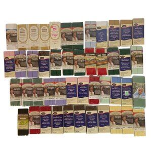 Lot Of 47 Wrights Bias Tapes Quilt Bindings Trims Assorted Colors Sizes New